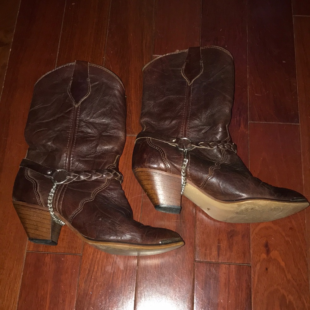 Leather Cowboy Boots